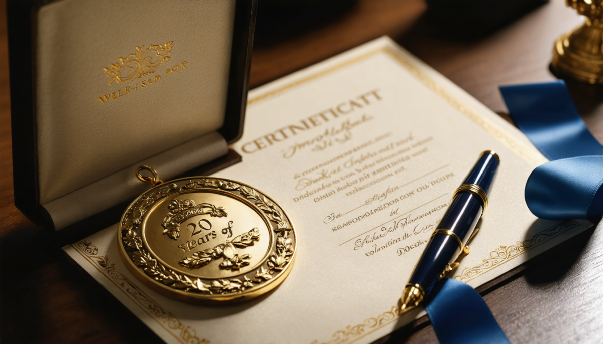 découvrez notre guide complet pour célébrer 20 ans de mérite avec la médaille du travail : conditions, démarches et conseils pour honorer l'engagement professionnel.